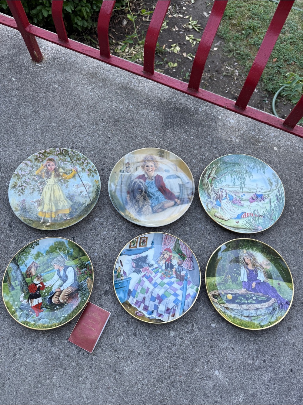 Newell Pottery Co. Norman Rockwell on Tour Collector Plates